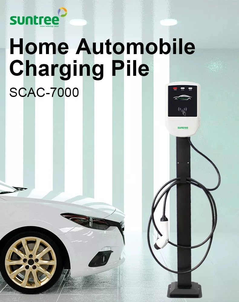 Electric Vehicle Floor-Mounted Charging Stations 7kw EV Pile Price