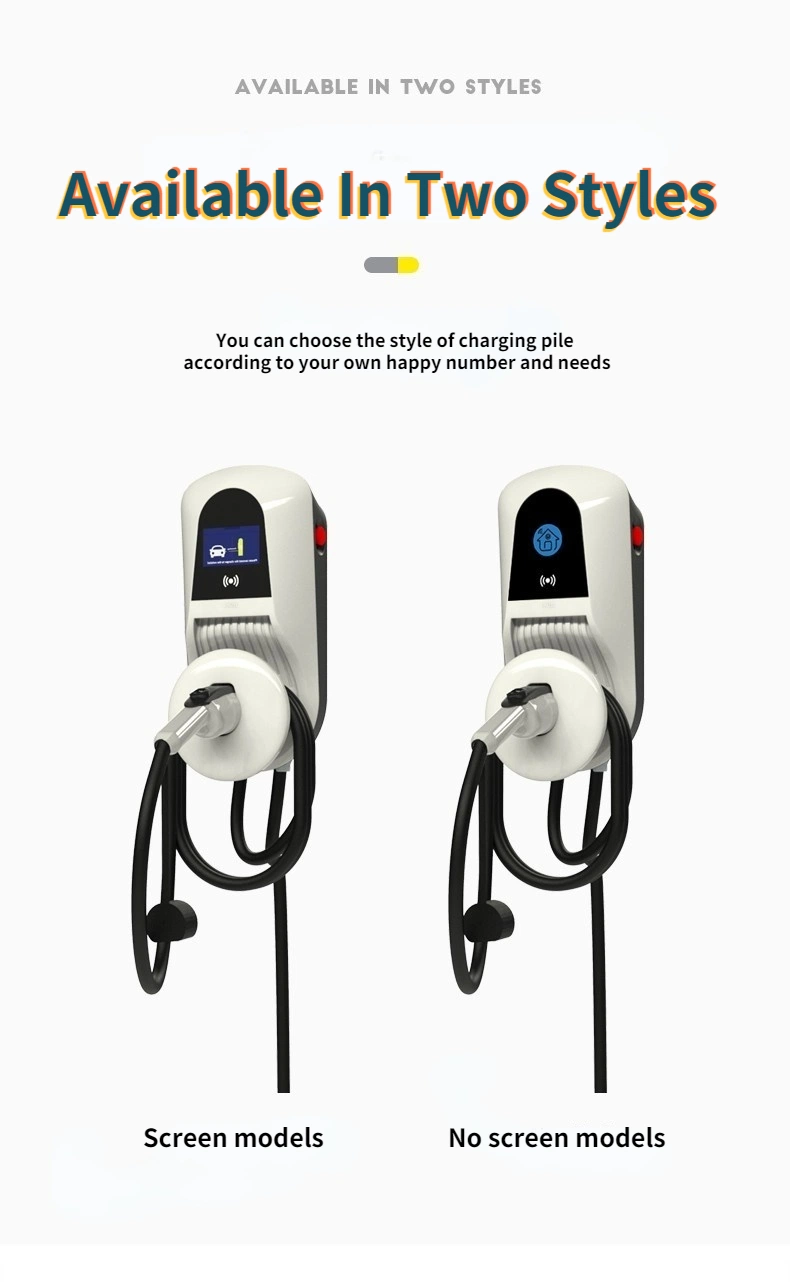 11kw APP Control Commercial Wall Mounted Electric Vehicle Charging Box