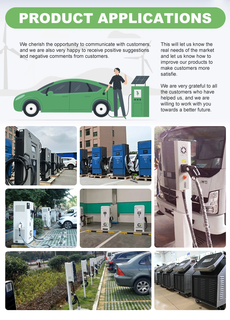 Best Selling 30kw, 40kw CCS1 CCS2 Chademo Wall-Mounted EV Charger Electric Vehicle Fast Charging Station