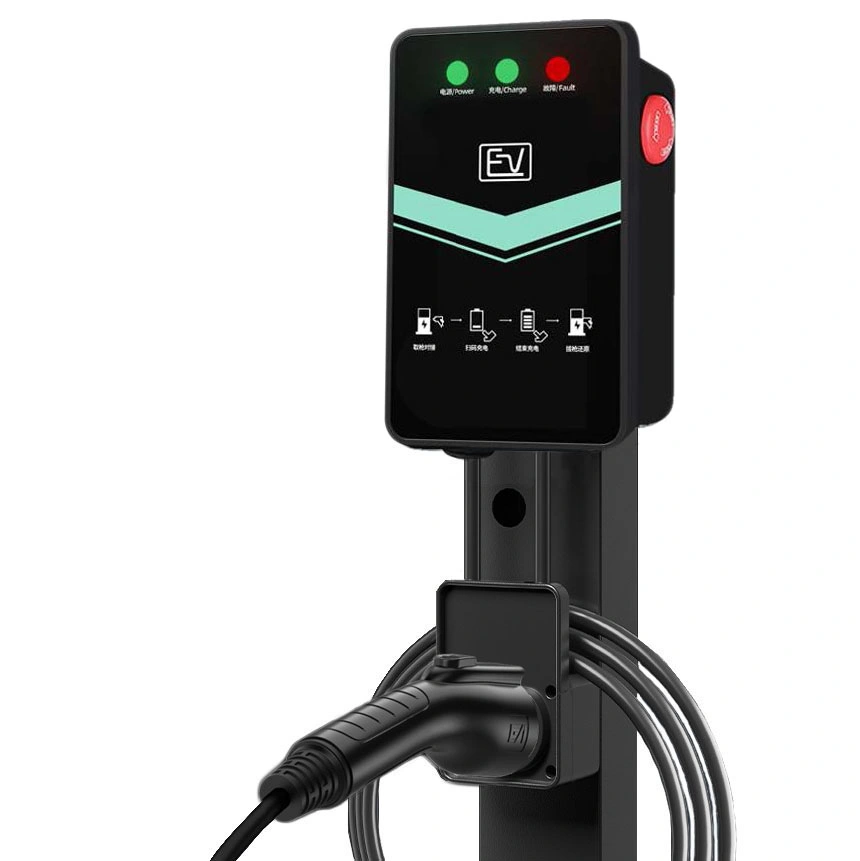 GB/T AC220V EV Charger 7kw 32A Home Indoor/Outdoor Electric Vehicle Charging Station