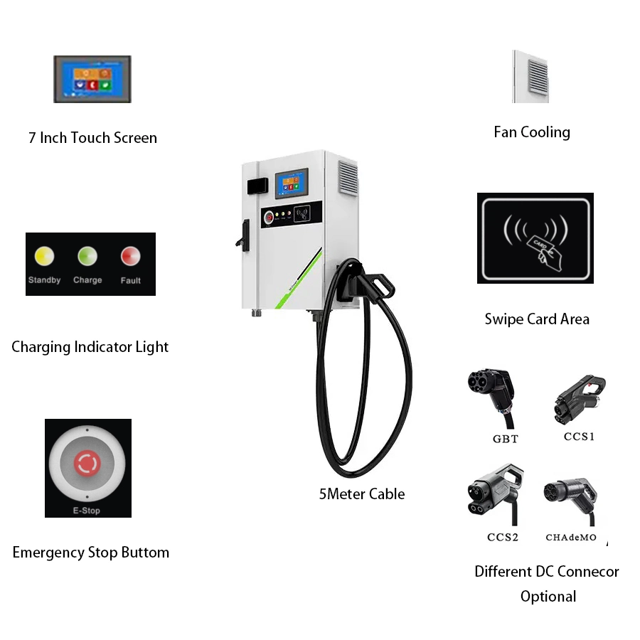 220VAC DC 30kw Charging Station