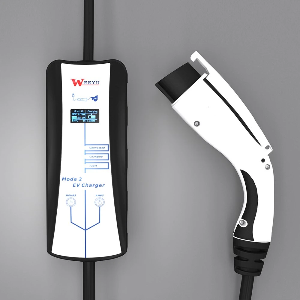 with APP Control 7kw 1 Phase 32A EV Charger China Factory Manufacturer of Electric Car Battery Charger Type2