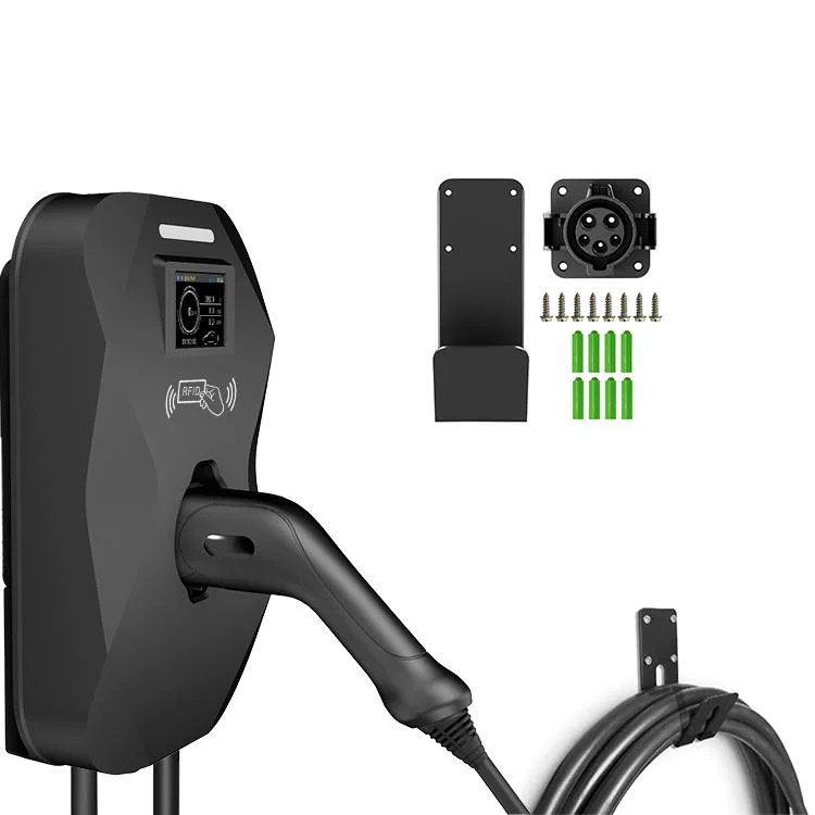 Factory Manufacturer 32A 3 Phase 22kw Wallbox Fast Electric Charging Station EV Car Charger