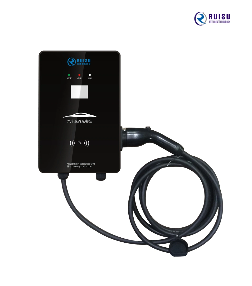 IEC 62196 Level 2 Wallbox Electric Car Charge Cable AC EV Charging Station 7kw EV Charger