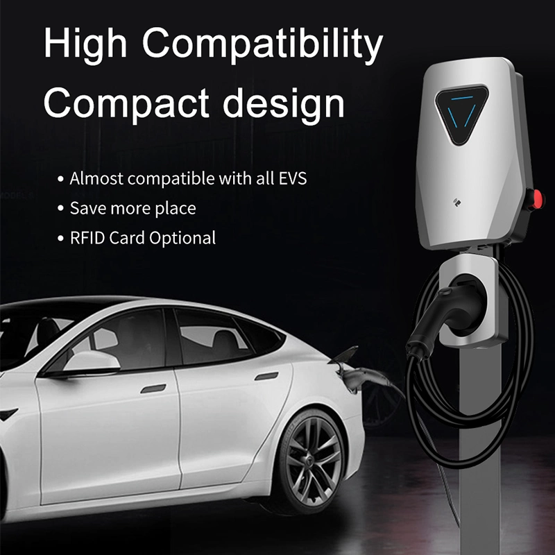 Manufacture 2023 Hot Selling EV Charger Wi-Fi and Bluetooth APP Control Home Smart Electric Vehicle EV Charger EV Charger for Telsa