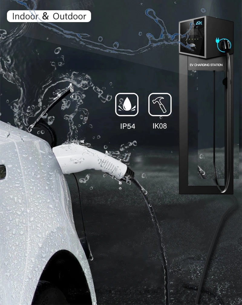 Waterproof IP65 Electric Car Charging Wallbox 1phase EV Charger Station UL Certified APP Smart Charge Level 2