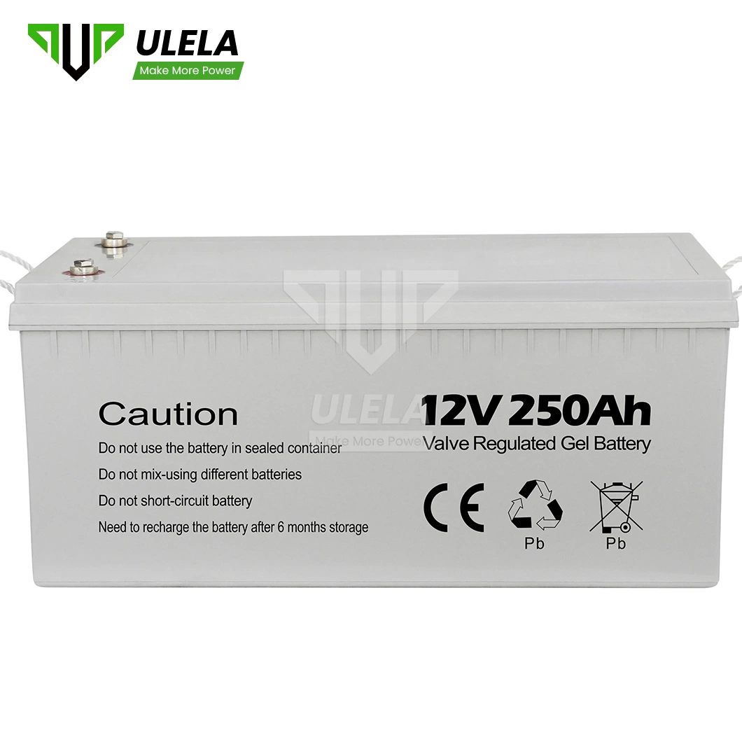 Ulela 150ah Solar Energy Storage Battery Manufacturers Solar VRLA Battery 12V 400ah China Solar Charging Lead Acid Batteries