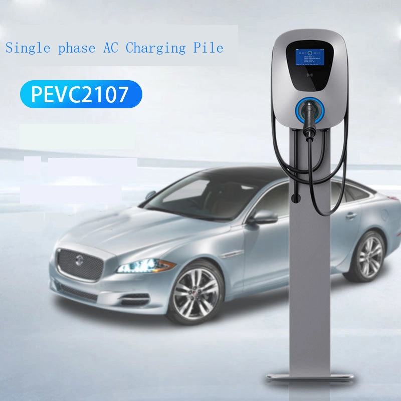 New Electric Car Battery Charger EV Charger Wallbox Integrated Renewable 32A 7kw Wall Mount Pile Mount Super Charging Station