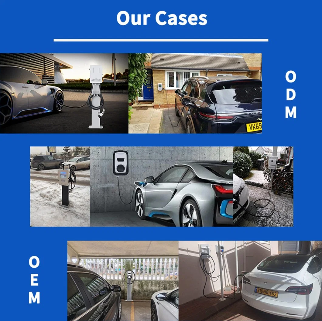 Manufacturer ODM Service of IP55 Electric Car EV Charger Charging Station