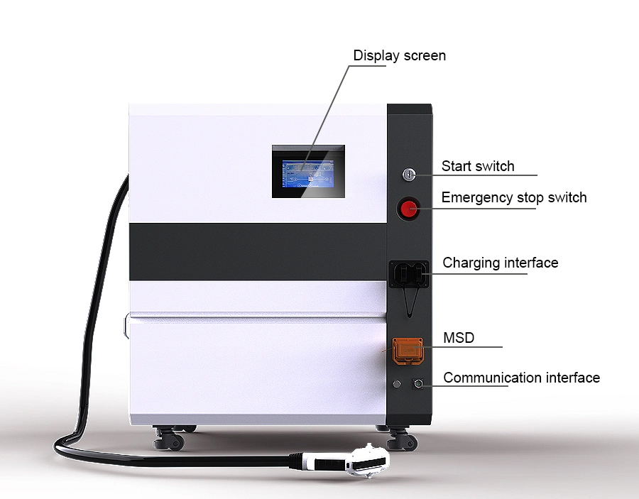 Factory Made 20kwh Energy Storage Emergency Road Rescue DC Fast Charging Station Portable Mobile Battery EV Charger