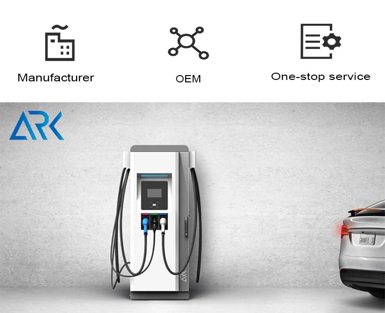 China Manufacturer OEM ODM Level3 Ocpp1.6 Triple Gun 60-150kw Electric Vehicle DC Fast Charger EV Charging Station