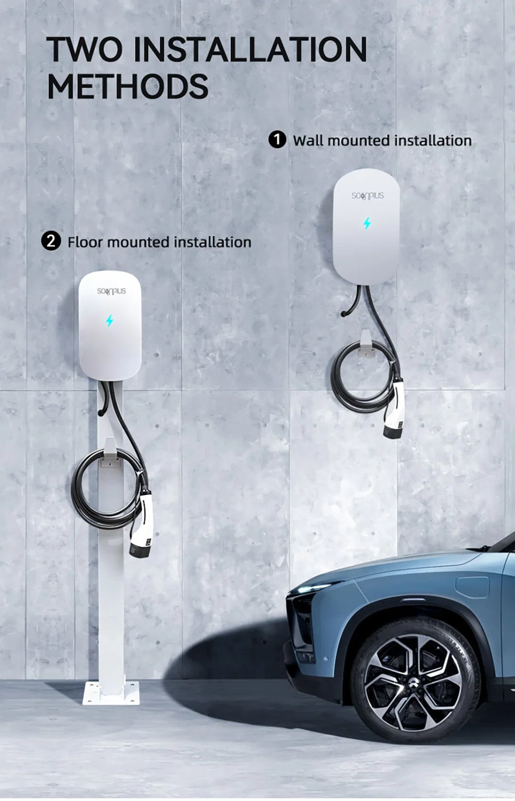 AC Electric Car Charger From China Supplier 7kw 11kw