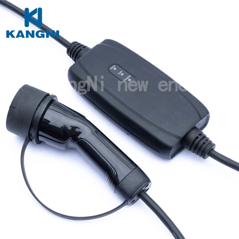 Kangni IEC 62196 3.5kw AC Model 2 Electric Vehicle Car Battery Level 2 Type 2 Portable 16 a EV Charger