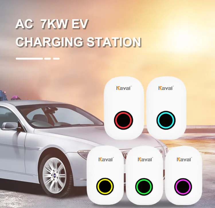 Amppal China Products EV Charger Suppliers AC 7kw Type2EV Charger 32A 220V IEC EV Charging Station Wall Mounting IP65