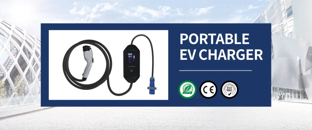 Ee S&T Factory OEM Mode 2 3.5kw Portable Home EV Charger Manufacturer Electric Car Portable Charger