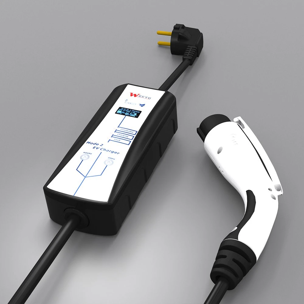 7kw 32A 1 Phase EV on Board Charger for Battery Car Charging with UK Plug