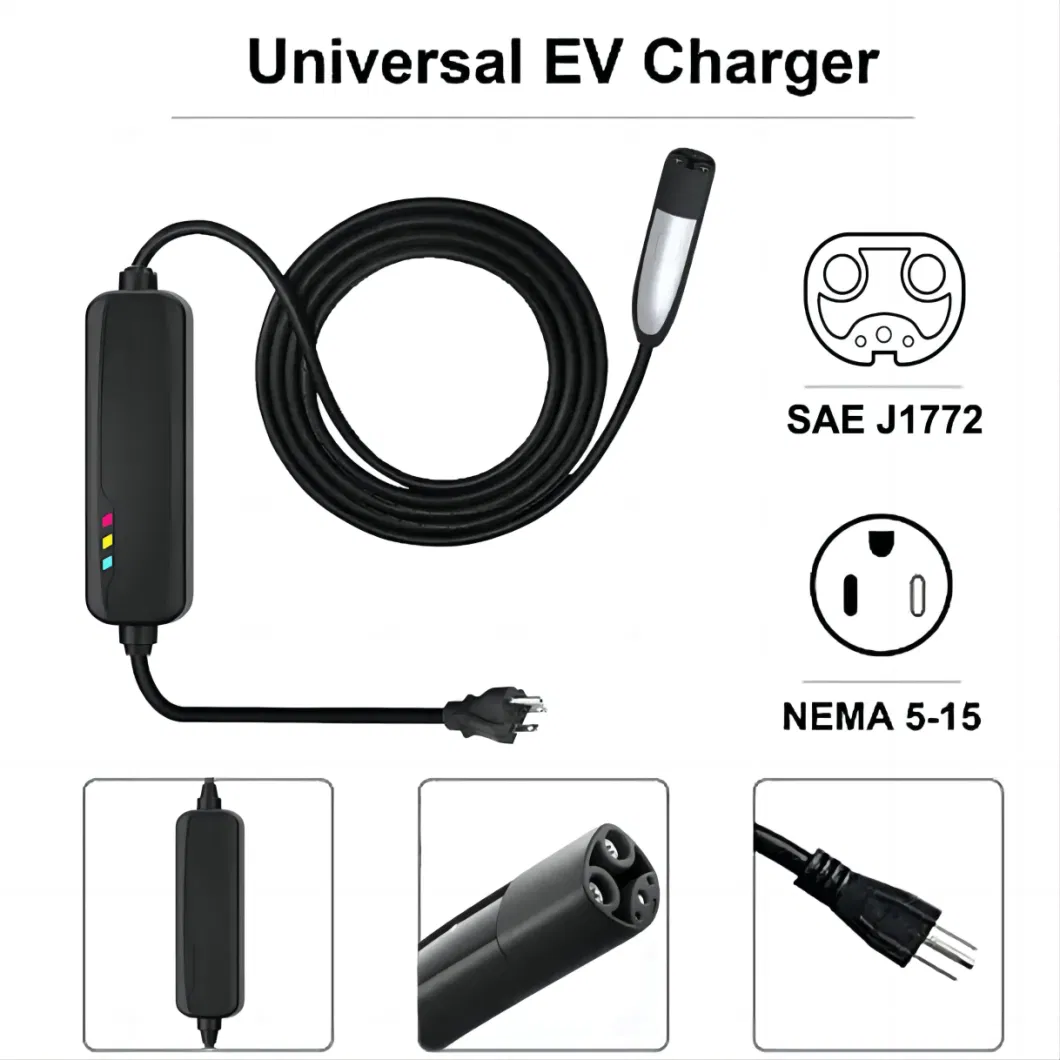 Tesla Nacs Charging Cable 5 Meter UL FCC 16A 32A 48A 80A Tesla EV Charger Plug North American Charging Standard Cable OEM ODM