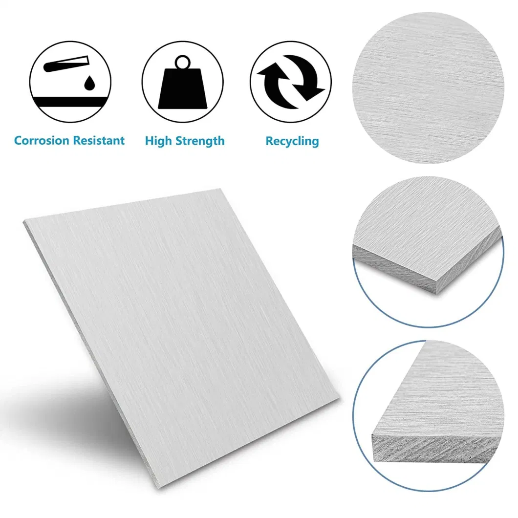 Anodized Aluminum Sheet Manufacturers 1050/1060/1100/3003/5083/6061aluminum Plate for Cookwares and Lights or Other Products