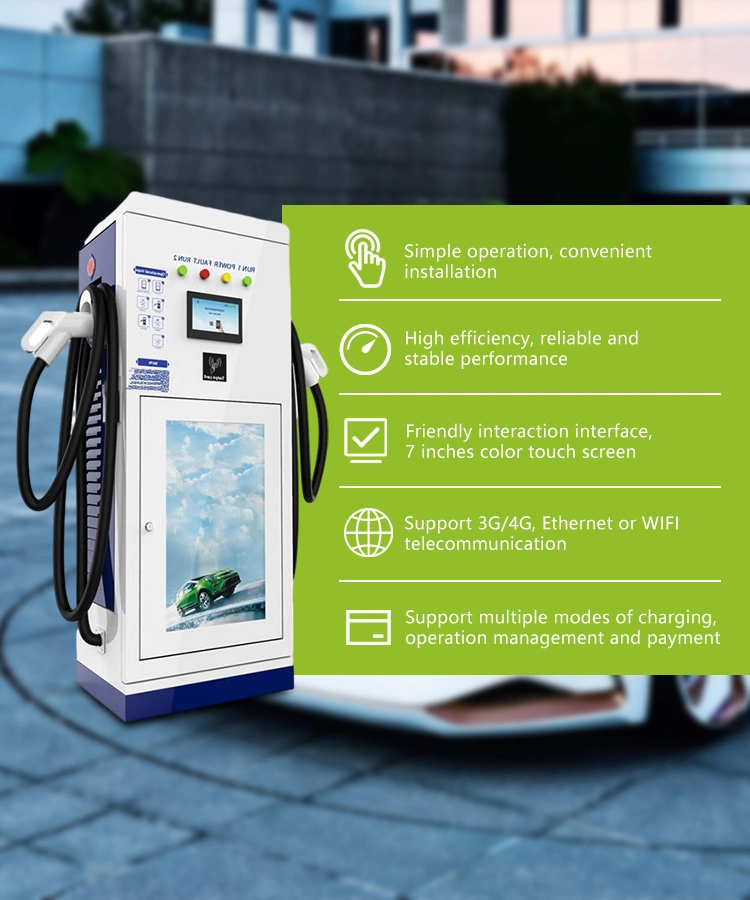OEM /ODM DC Electric Vehicle 120kw180kw 200kw Double Gun EV Charger Charging Station