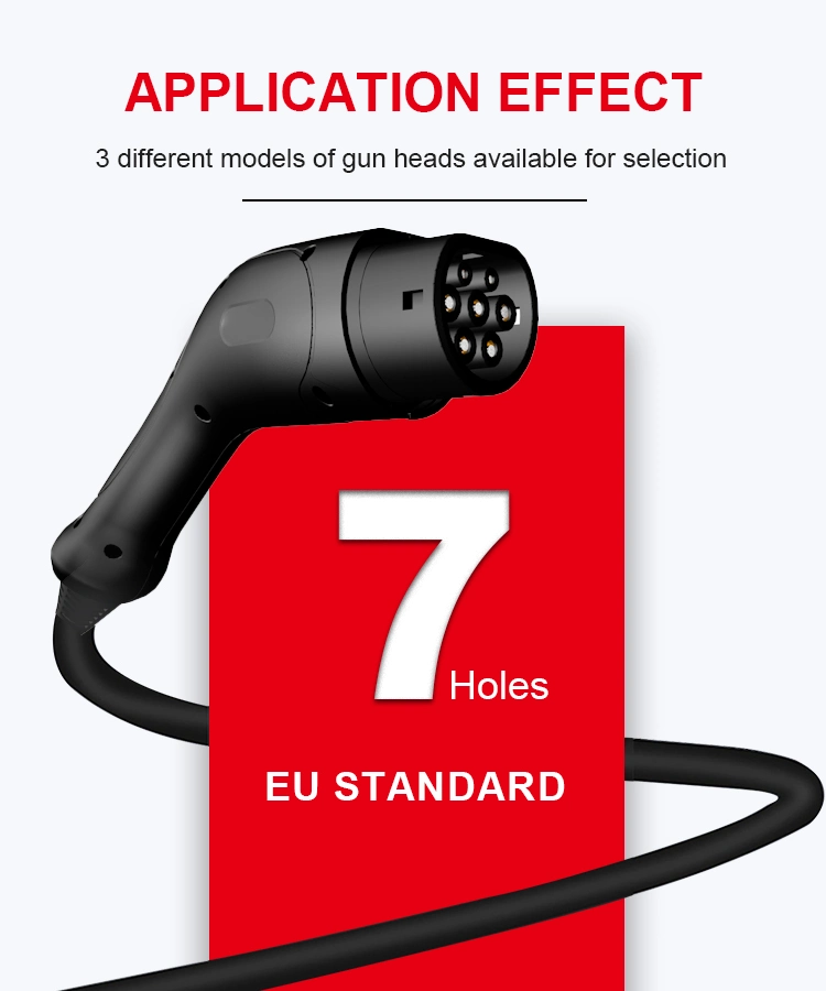 22kw 32A Type2 Mode3 Wall Box EV Charger with TUV Certified