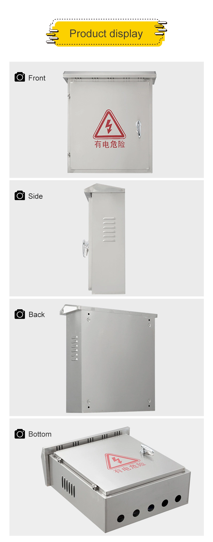 OEM Sheet Fabrication Energy Vehicle Parts Electric Distribution Box Charging Pile Box