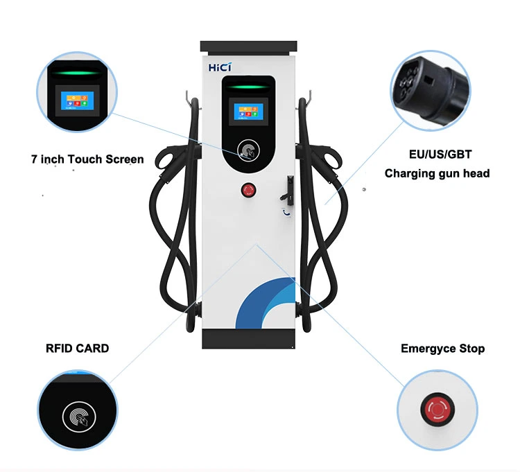 Type 60kw 120kw 180kw High Power DC EV Charging Station with CE