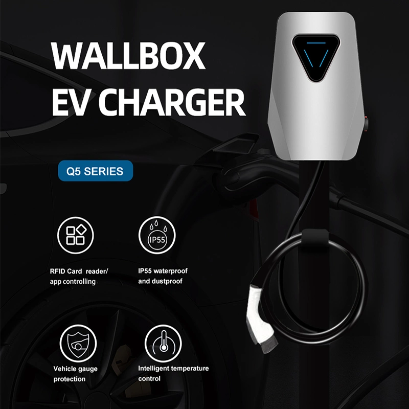 CE Certified Home Use Wallbox 7kw 22kw 32A WiFi Type 2 Plug Wall Mounted AC EV Charger EV Car Charger /Battery Charger/Universal Charger