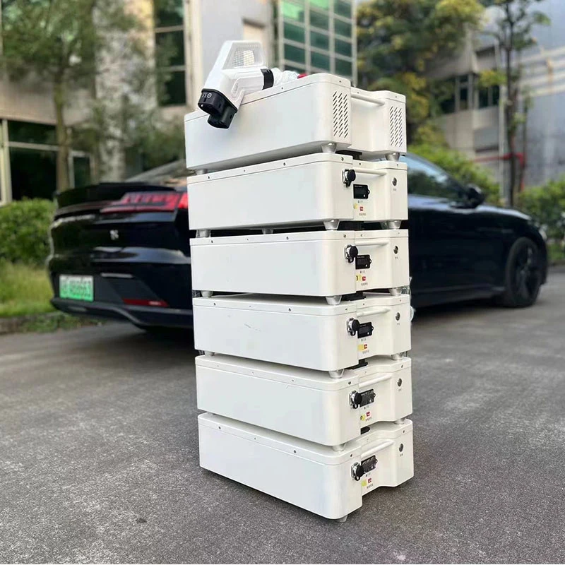 Energy Storage Lithium Battery 19.2kwh Charging Station DC 20kw Stackable Portable EV Charger for Electric Vehicle
