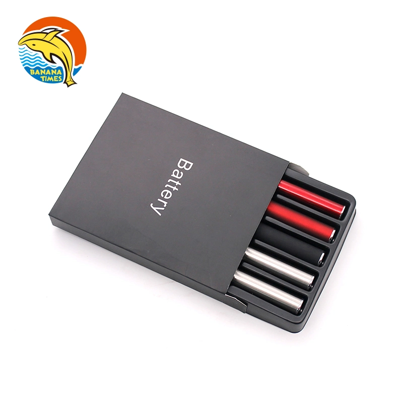 Original Factory Price 510 Thread Battery Dcb 650mAh Big Capacity Rechargeable Preheat Button Disposable Vape Pen Battery with Dual Charging Port