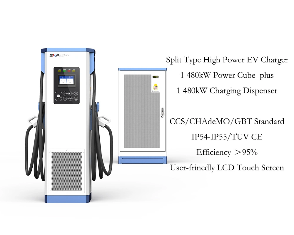 Ocpp 2.0 480kw Highway Split Type Hpc EV Charging Point