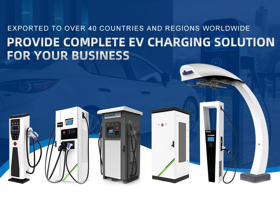 Hici China Manufacturer 300kw/360kw EV Charger Split Charging Station with 5 Terminals