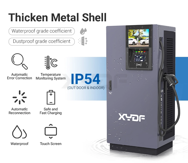 Xydf China Manufacturer 60kw 80kw Gbt, CCS1, CCS2, Chademo DC EV Charger Station for Outdoor