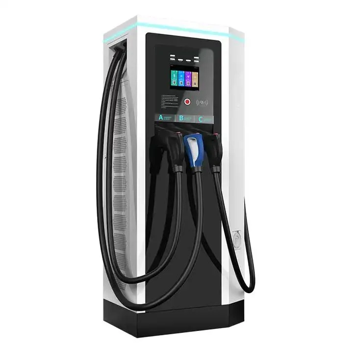 EV Charger Manufacturers Integrated AC+DC 60kw 120kw CCS Chademo Type2 EV DC Charging Pile Electric Vehicle Car Charging Station