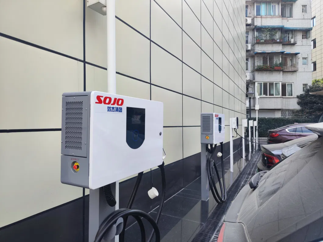 Sojo Manufacturer 60kw-240kw 155A European Standard EV Charger Floor Standing DC Fast Charge