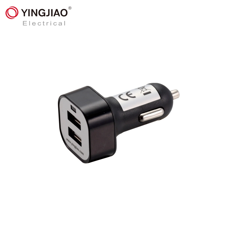 Yingjiao Gold Supplier 4 4.8A Dua 4.2A USB Car Charger