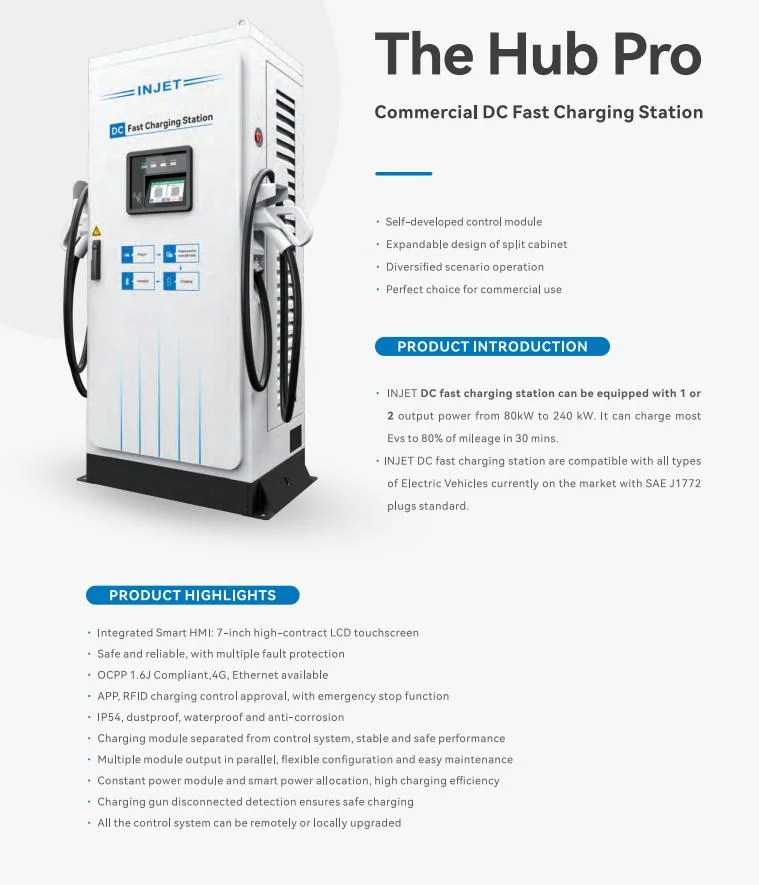 60kw to 240kw DC Electric EV Car Fast Charging Station EV Charger Manufacturer Supplier Wholesale EV Charging Statation