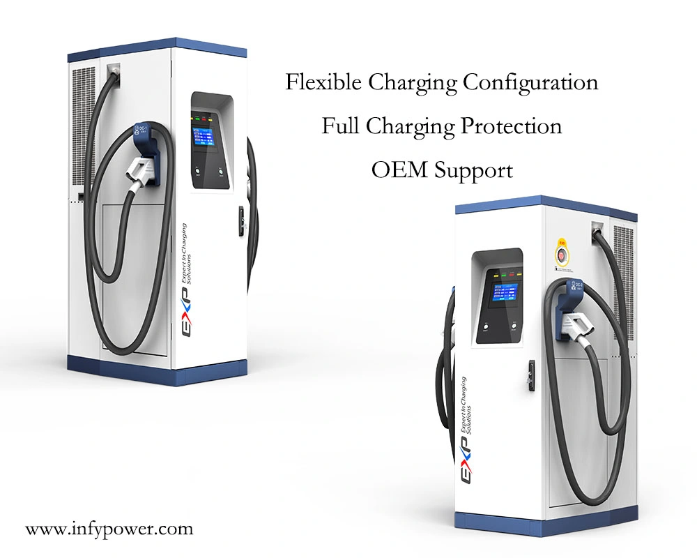 Infypower Wholesale OEM Supplier 160kw Electric Bus and Taxi Commercial DC Fast EV Car Charger Station