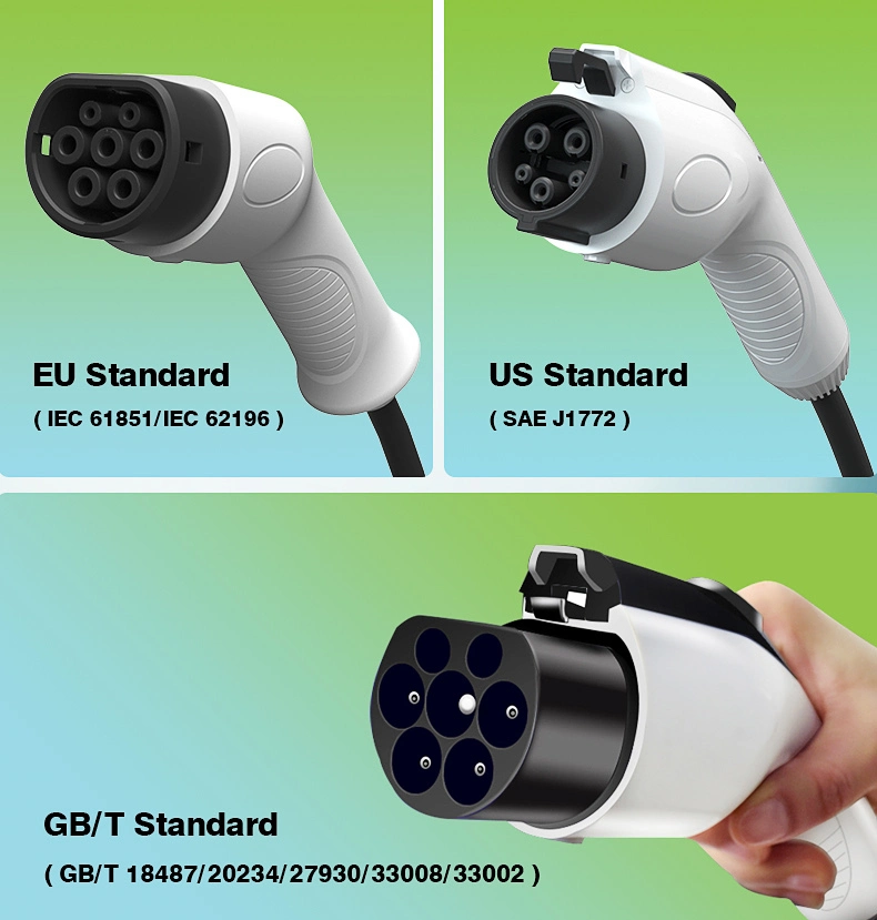 UL Certified Fast Charger Evse AC EV Charger 7kw 11kw 22kw GB/T 32A Ground Mounted Energy Electric Vehicles Fast Charging Station
