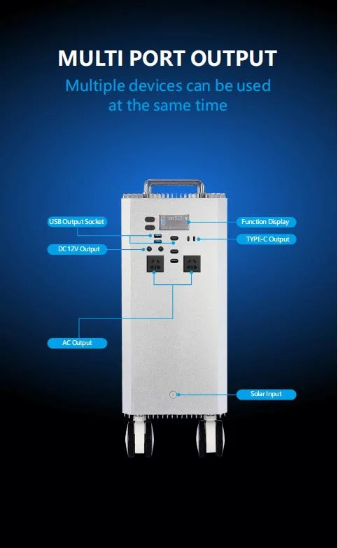 Mobile EV Charging Station, Power Station Inverter Battery for Home and Emergency Use