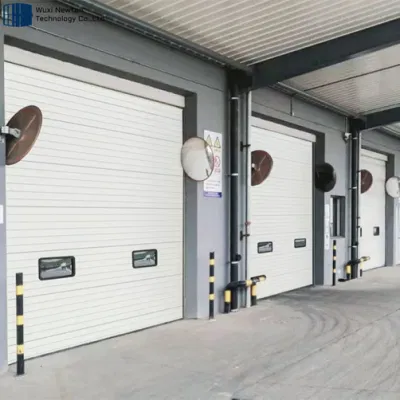 Industrial Automatic Roll up Steel Sectional Door with Window