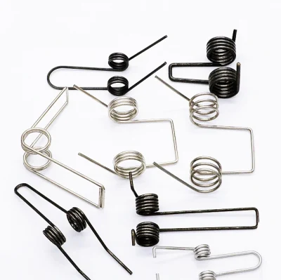  China Supplier Metal Stainless Steel Spring Double Industrial Door Torsion Spring