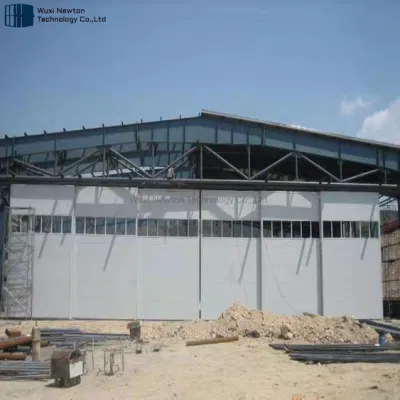 Steel Structure Industrial Remote Control Automatic Hangar Sliding Doors