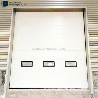 Warehouse Overhead Industrial Sectional Door with 40mm Sandwich Panel