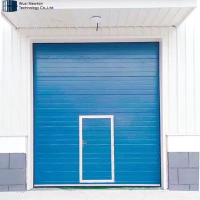 European Design New Style Double Layer Steel Sectional Industrial Door