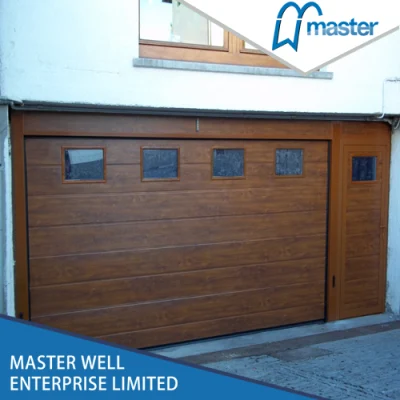 Good Insulation Steel Sectional Garage Door with PU Foamed Inside