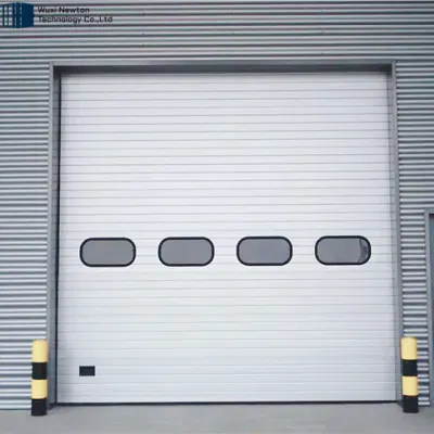 High Quality Automated Lift up Commercial Overhead Industrial Sectional Door