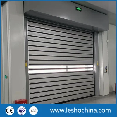  Aluminum Spiral High Speed Rising Rapid Rolling up Doors for Warehouse