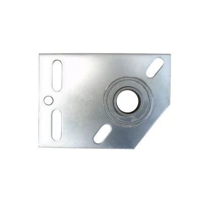 Custom Steel Silver Hot DIP Galvanized Flat Shape Garage Door Spring Anchor Brackets for Garage Door