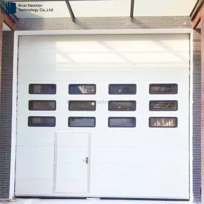  Unique Automatic White Overhead Insulated Sectional Door for Workshop