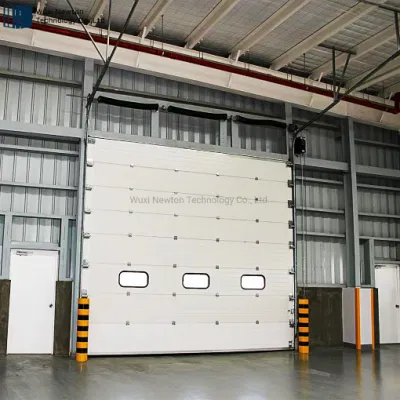 PU Foam Panel Lift up Overhead Steel Electric Industrial Sectional Door
